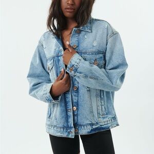 Garage Light Blue Jean Jacket